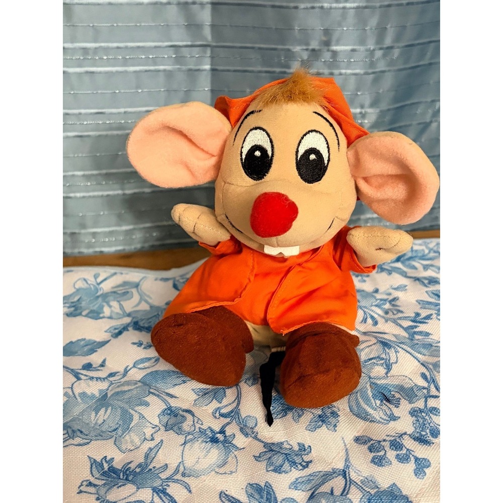 Vintage Jaq Mouse Cinderella Beanie Plush